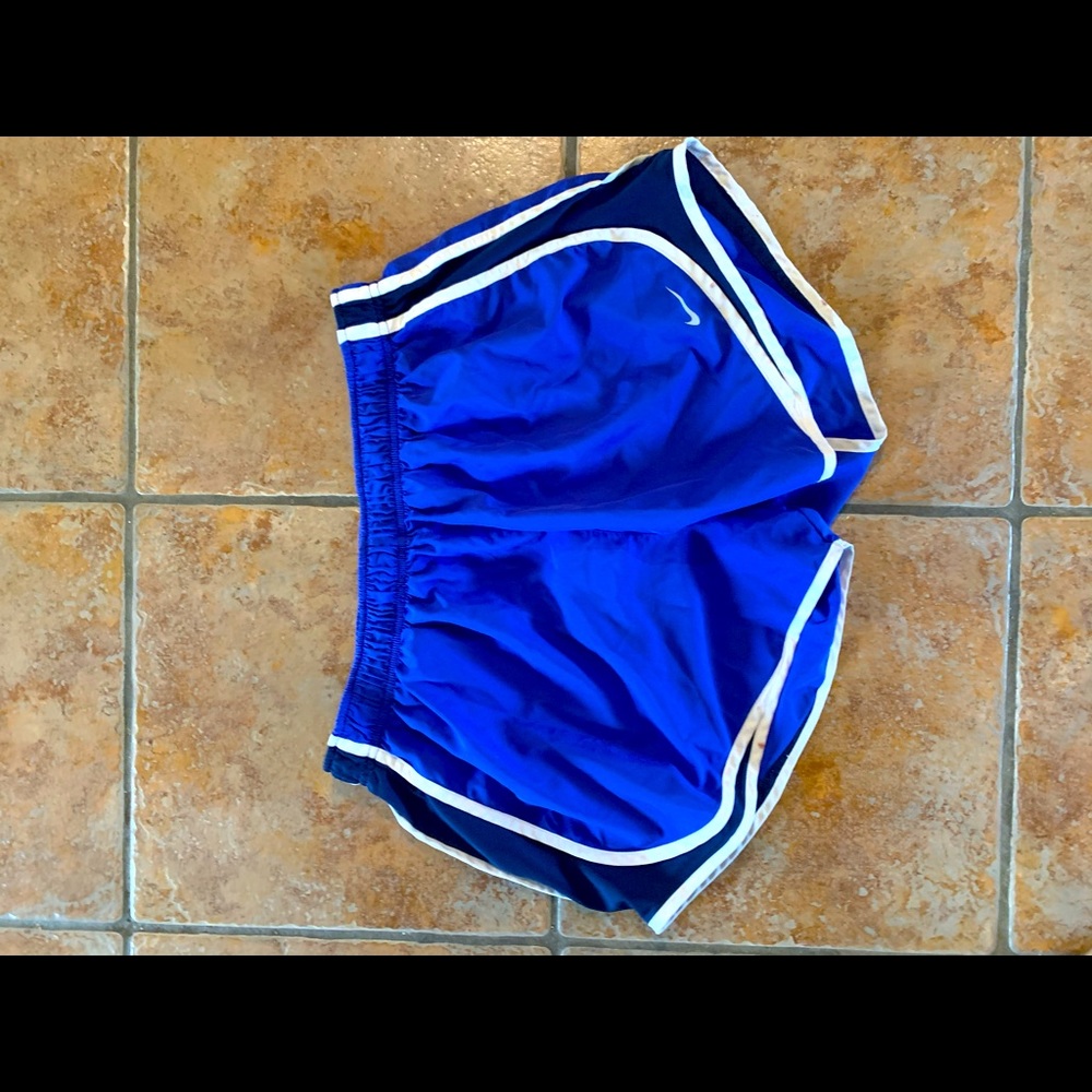 XL blue Nike dry fit running shorts